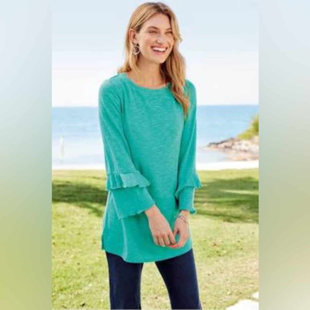 Soft Surroundings Erin Linen blend tunic. US XL